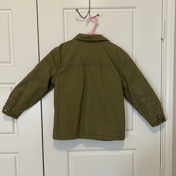 Hanna Andersson Sherpa lined Utility Jacket size 110cm/5 US - Picture 5 of 15